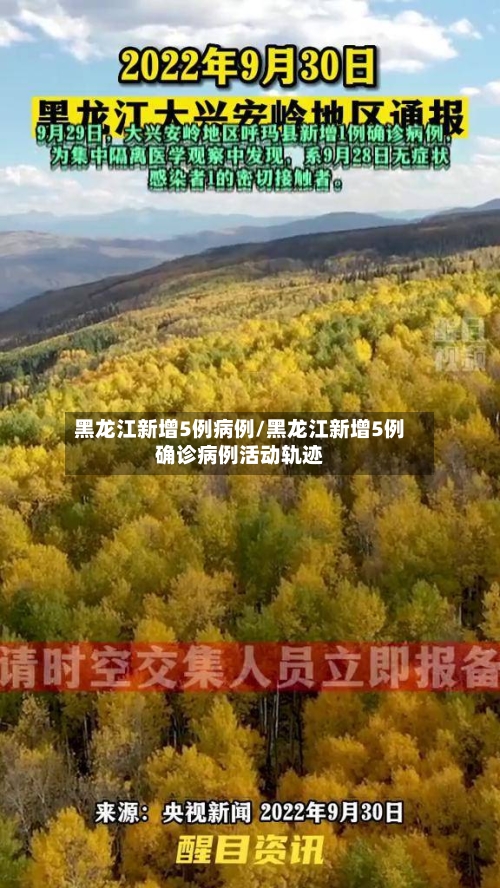 黑龙江新增5例病例/黑龙江新增5例确诊病例活动轨迹