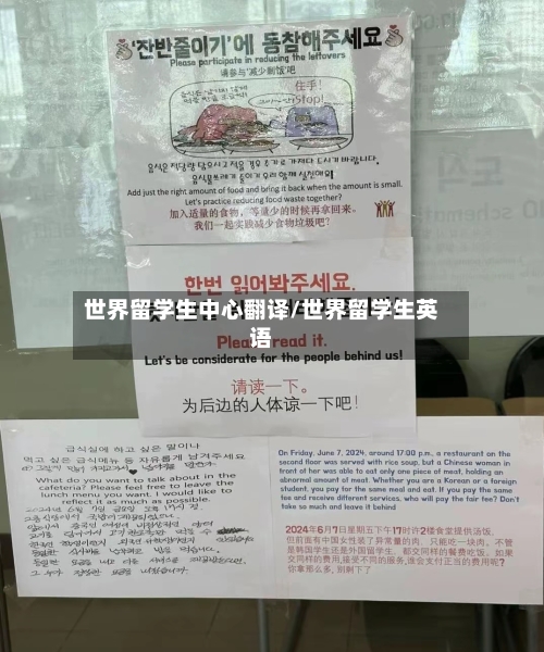 世界留学生中心翻译/世界留学生英语-第2张图片