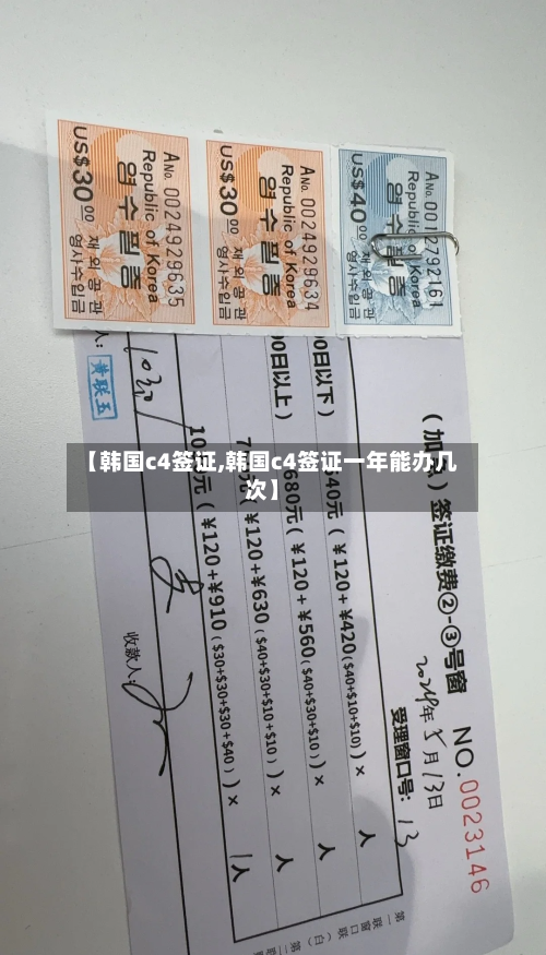 【韩国c4签证,韩国c4签证一年能办几次】-第3张图片