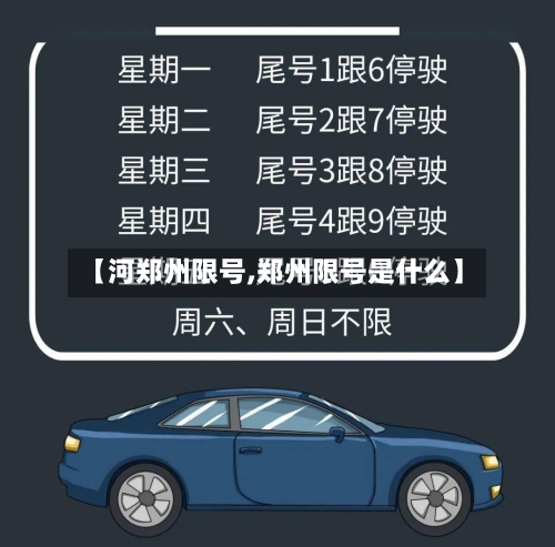 【河郑州限号,郑州限号是什么】
