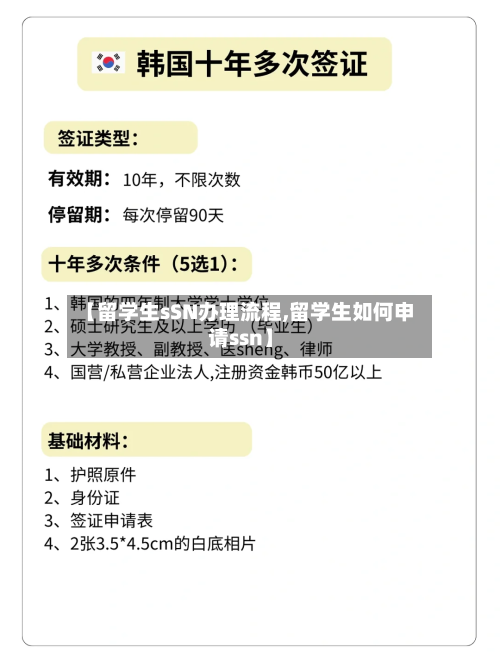 【留学生sSN办理流程,留学生如何申请ssn】