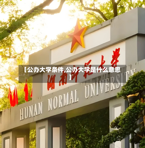 【公办大学条件,公办大学是什么意思】-第2张图片