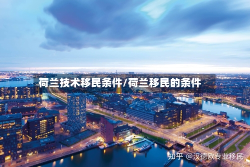 荷兰技术移民条件/荷兰移民的条件-第3张图片