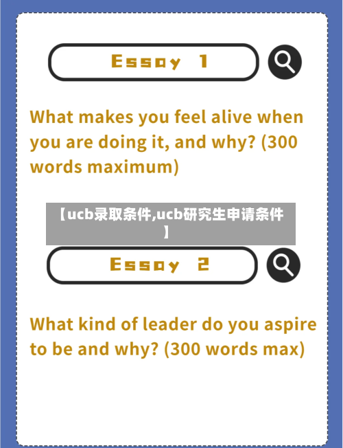 【ucb录取条件,ucb研究生申请条件】