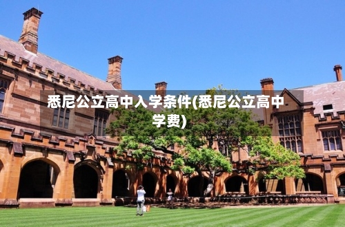 悉尼公立高中入学条件(悉尼公立高中学费)-第2张图片
