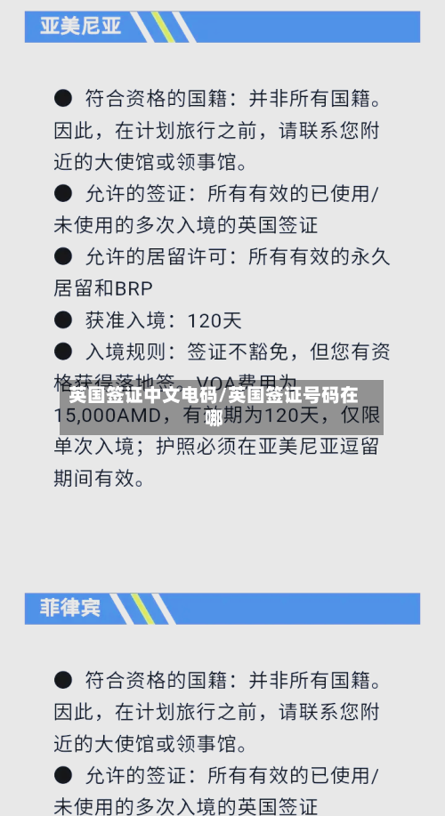英国签证中文电码/英国签证号码在哪