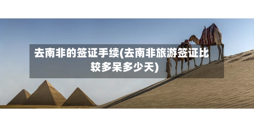 去南非的签证手续(去南非旅游签证比较多呆多少天)-第3张图片