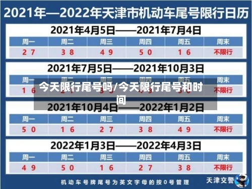 今天限行尾号吗/今天限行尾号和时间-第3张图片