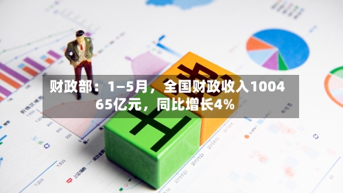 财政部：1—5月，全国财政收入100465亿元，同比增长4%-第2张图片